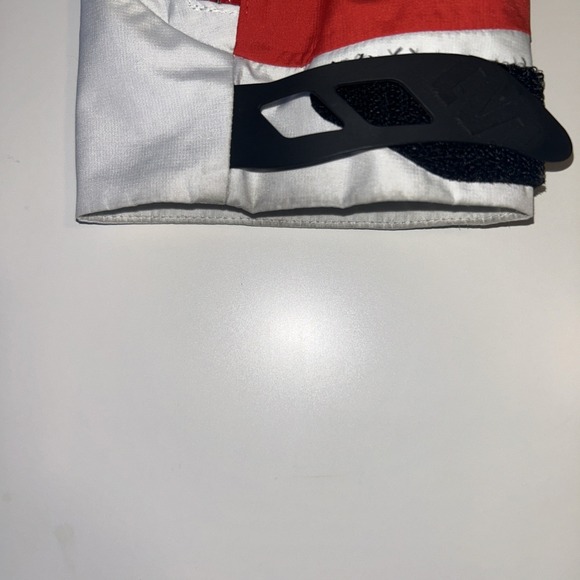 Mavic Rain Ride Jacket Ergo Cuff Pockets Red White Size XL - Picture 11 of 14